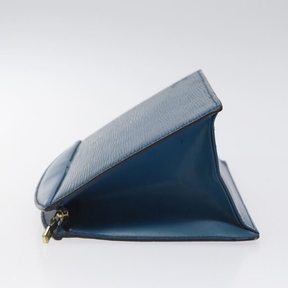 LOUIS VUITTON Epi Trousse Crete Pouch Blue M48405 LV Auth - Picture 4 of 16